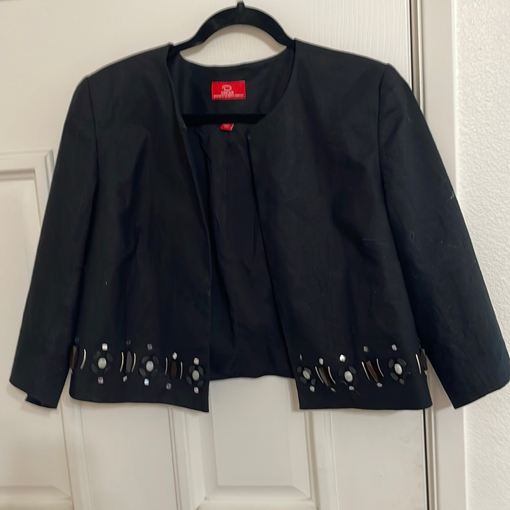 Oscar de La Renta Cropped Jacket Sz 12
